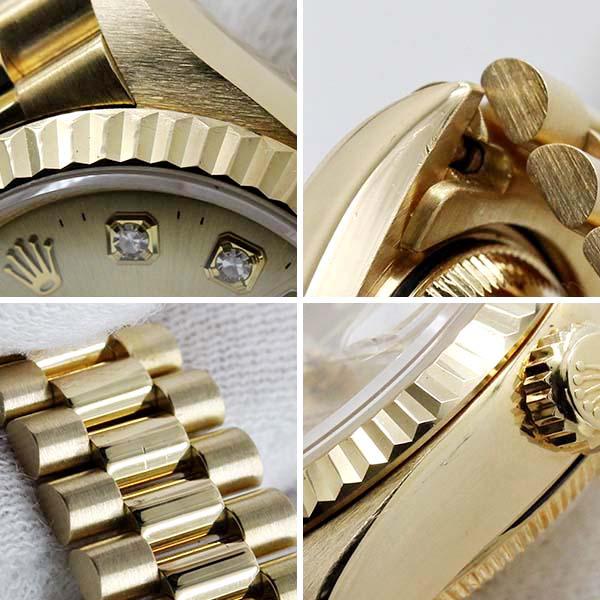 デイトジャスト ロレックス ROLEX 69178G 10Pダイヤ シャンパン文字盤