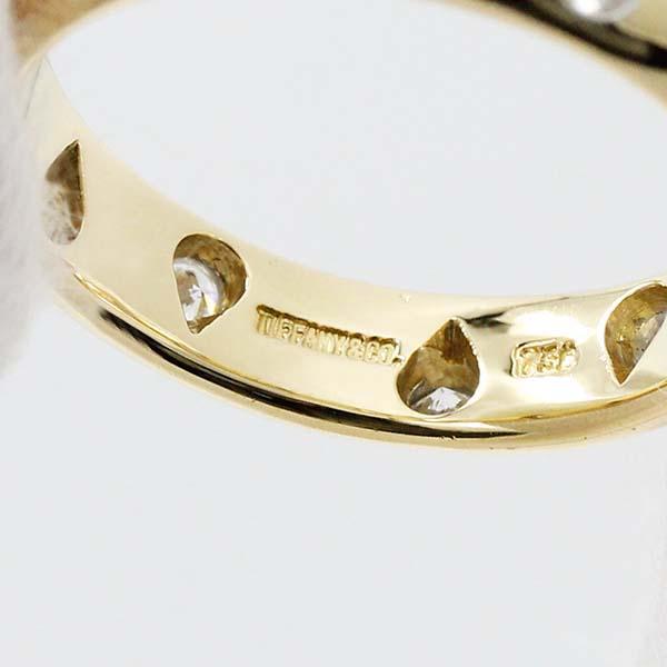 TIFFANY&Co.（ティファニー） プラチナ K18YG ドッツ 10Pダイヤ リング