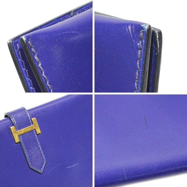 Bearn エルメス HERMES ベアンクラシック ○T刻印 二つ折り長財布