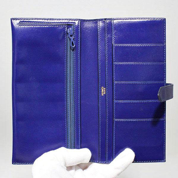Bearn エルメス HERMES ベアンクラシック ○T刻印 二つ折り長財布