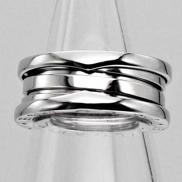 ビー・ゼロワン ブルガリ BVLGARI B-zero1 K18WG リング #53 ホワイト
