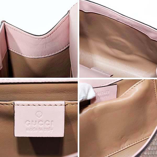 GG Marmont グッチ GUCCI パイソン GGマーモント 2WAY ハンドバッグ