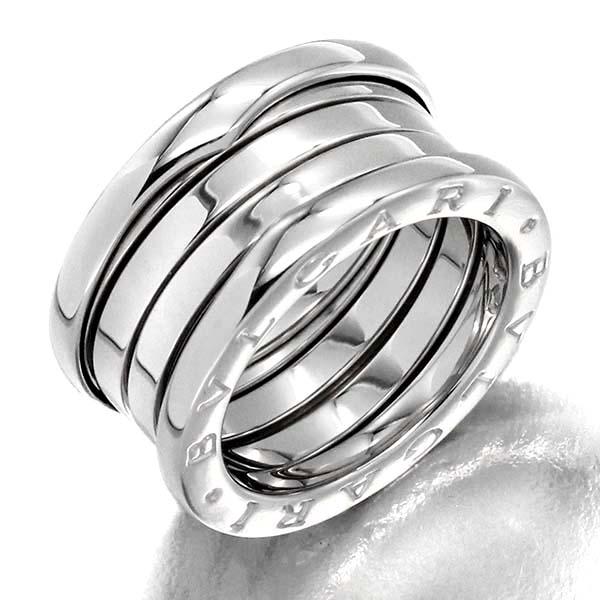 ビー・ゼロワン ブルガリ BVLGARI B-zero1 K18WG リング #51 新品 