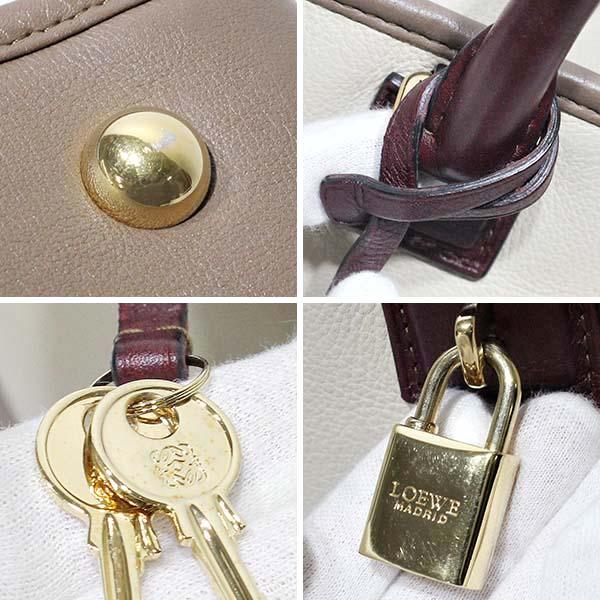 ロエベ LOEWE アマソナ36 ハンドバッグ ミニボストンバッグ レザー 革 