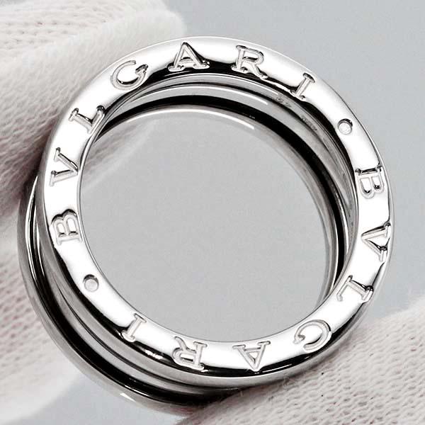 ビー・ゼロワン ブルガリ BVLGARI B-zero1 K18WG リング #52 ホワイト