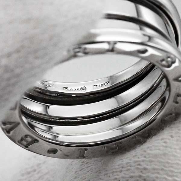 ビー・ゼロワン ブルガリ BVLGARI B-zero1 K18WG リング #47 新品