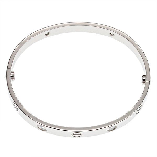 LOVE（Cartier） カルティエ Cartier ラブブレス K18WG 4P ハーフ