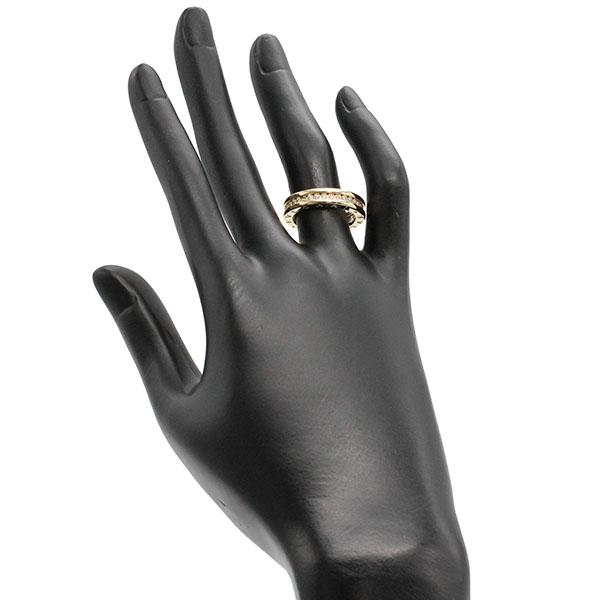 ビー・ゼロワン ブルガリ BVLGARI B-zero1 K18YG フルダイヤ リング