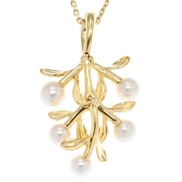 MIKIMOTO（ミキモト） MIKIMOTO K18YG オリーブ パール スウィング