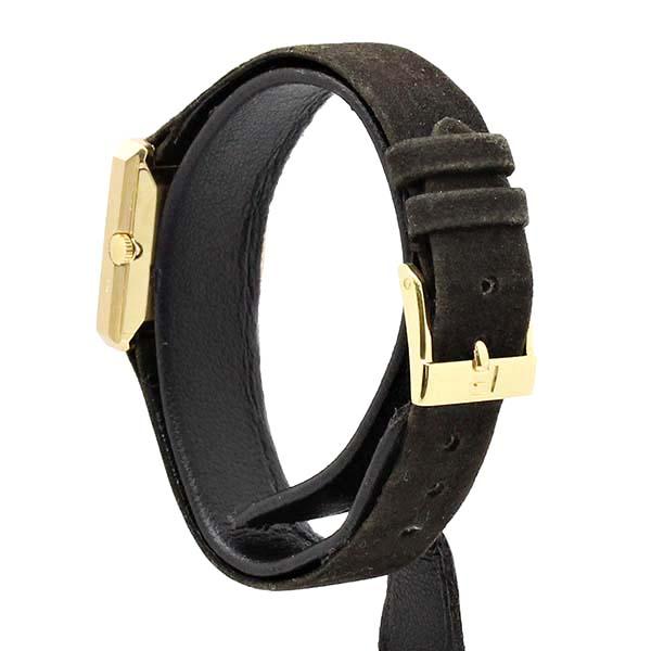 PIAGET（ピアジェ） プロトコール ダイヤベゼル K18YG/革 ブラック文字