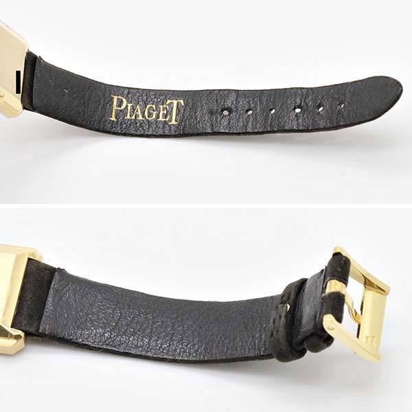 PIAGET（ピアジェ） プロトコール ダイヤベゼル K18YG/革 ブラック文字