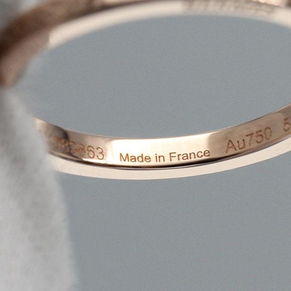 HERMES エルメス ピンクゴールド リング #52 K18PG Au750 ロゴ HERMES エルメス ピンクゴールド リング #52 K18PG Au750 ロゴ