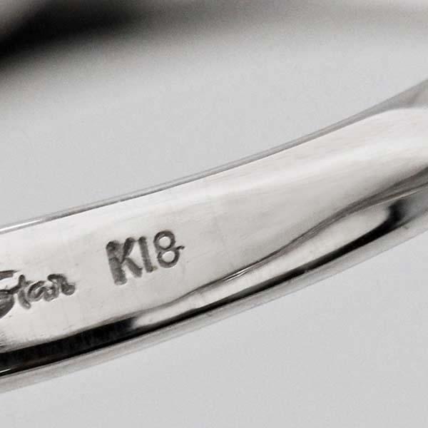 STAR JEWELRY（スタージュエリー） ハートモチーフ K18WG ダイヤモンド