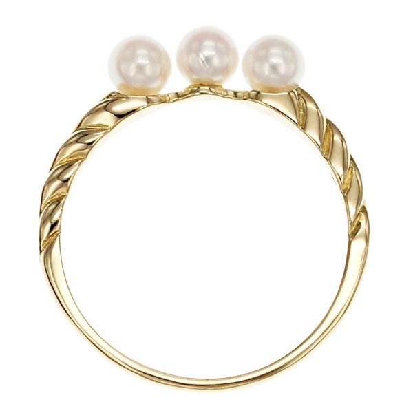 MIKIMOTO（ミキモト） MIKIMOTO K18YG パール リング 11号 P4mm