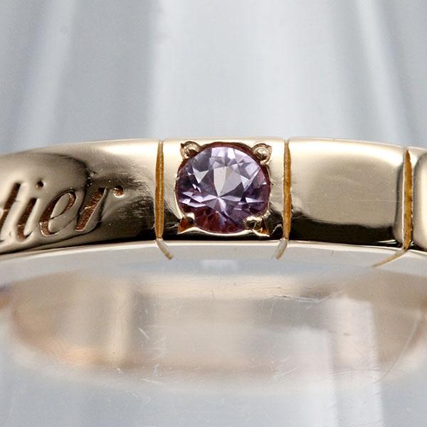 カルティエラニエール2PリングCartierピンクサファイア6号指輪