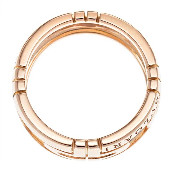 パレンテシ ブルガリ BVLGARI オープンワーク K18PG リング #53 指輪 