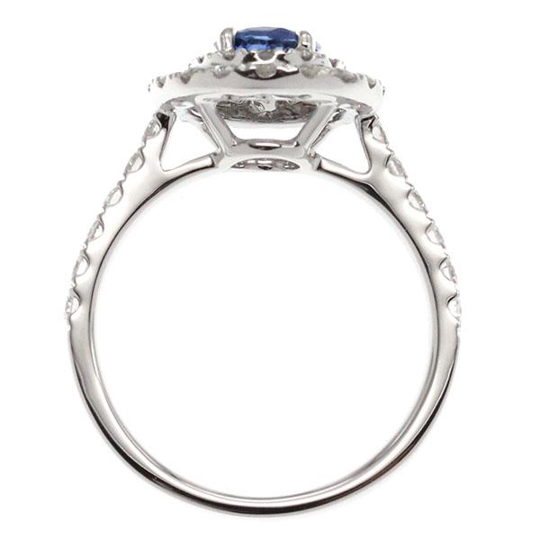 K18WG サファイア ダイヤモンド リング 12号 S1.02ct D0.89ct 4.3g レディース 中古 18金 ゴールド 750 指輪 ジュエリー ギフト_3