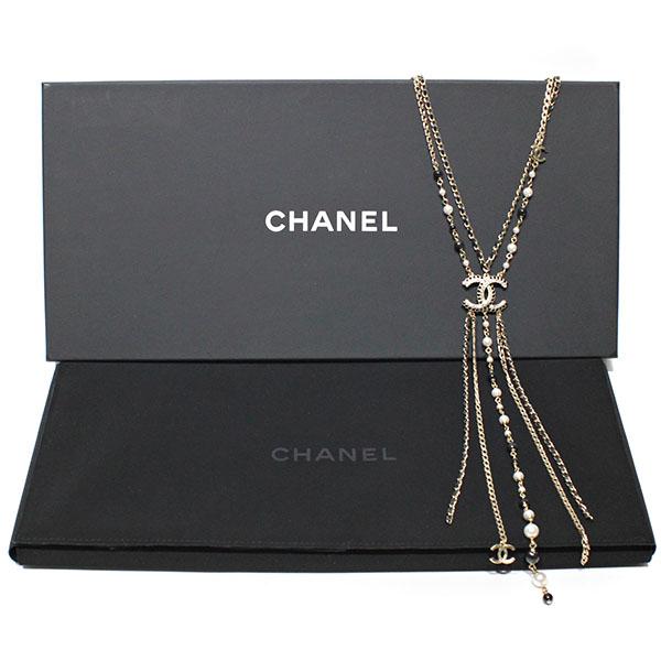 CHANEL（シャネル） ココマーク フェイクパール/ラインストーン/GP