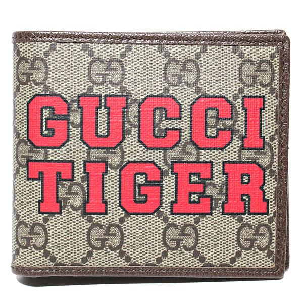 GGキャンバス 未使用 グッチ GUCCI TIGER コインウォレット 二つ折り