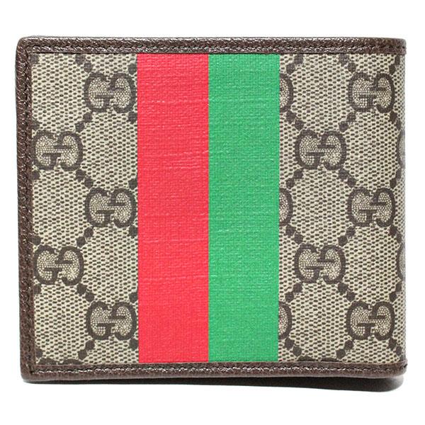 極美品✨グッチ タイガー GGスプリーム 二つ折り財布 レザー PVC GGキャンバス 未使用 グッチ GUCCI TIGER コインウォレット 二つ折り