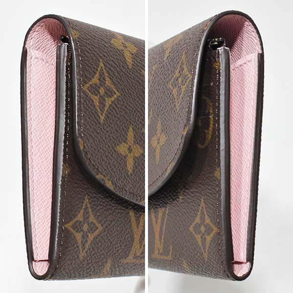 ルイヴィトン Louis Vuitton M61289 ポルトフォイユ・エミリー 長財布 モノグラム ブラウン  ピンク【中古】 LOUIS VUITTON - ルイヴィトン Louis Vuitton M61289 ポルトフォイユ