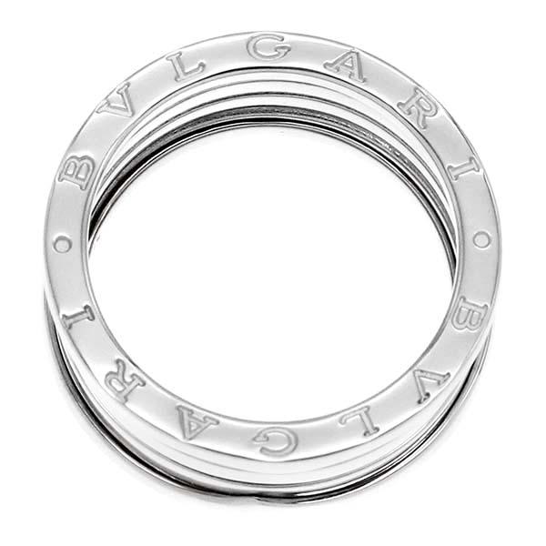 ブルガリ BVLGARI ビー・ゼロワン B-zero1 K18WG リング #63 ホワイト 