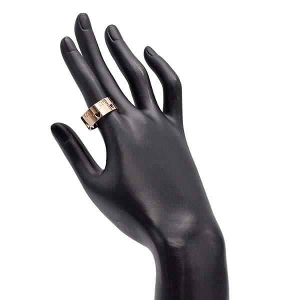 GUCCI（グッチ） GUCCI K18PG アイコン アモール リング #22 ピンク 