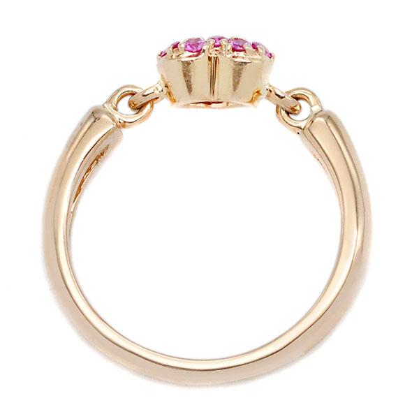 Ponte Vecchio（ポンテヴェキオ） ハートモチーフ ピンクサファイア