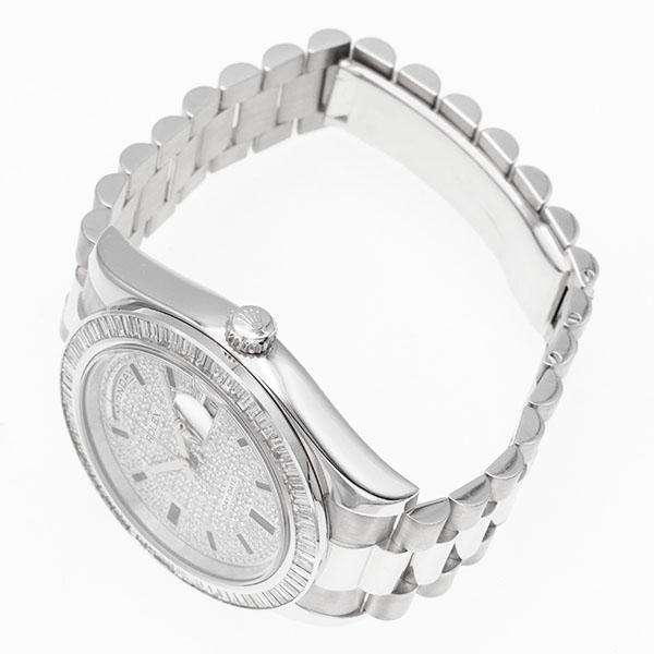 デイデイトII ロレックス ROLEX 218239 アフターダイヤ V番 K18WG