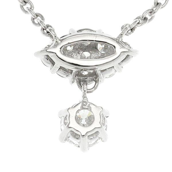 プラチナ ダイヤモンド ネックレス 40cm D0.74ct Pt850 宝石