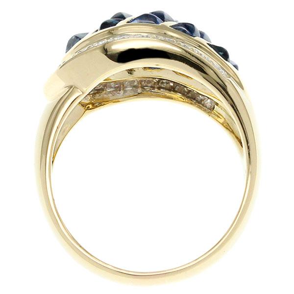 K18YG サファイア ダイヤモンド リング 15号 S3.54ct D0.35ct イエローゴールド750 指輪 ジュエリー 宝石 レディース 女性 アクセサリー_2
