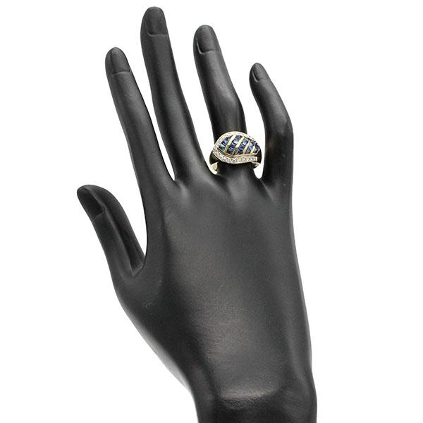 K18YG サファイア ダイヤモンド リング 15号 S3.54ct D0.35ct イエローゴールド750 指輪 ジュエリー 宝石 レディース 女性 アクセサリー_7