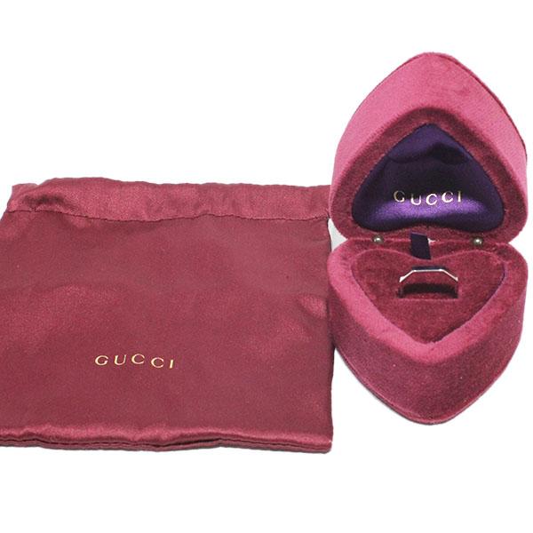 GUCCI（グッチ） 新品仕上げ済み オクタゴナル リング #19 K18WG 指輪