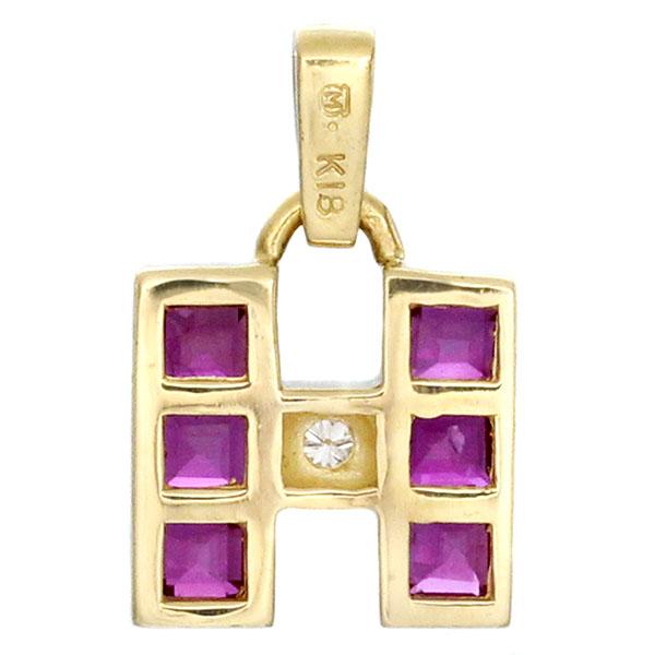 MIKIMOTO（ミキモト） MIKIMOTO K18YG ルビー ダイヤモンド ペンダント