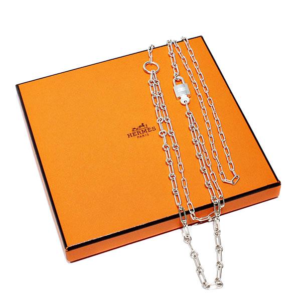 HERMES（エルメス） アルファケリー ロング ネックレス 98cm SV925