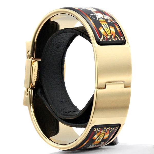 HERMES（エルメス） ロケエナメル L01.201 ゴールド文字盤 レディース