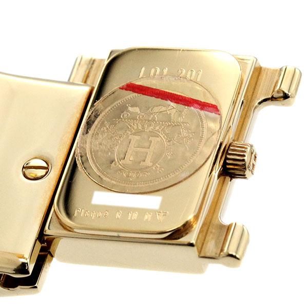 HERMES（エルメス） ロケエナメル L01.201 ゴールド文字盤 レディース