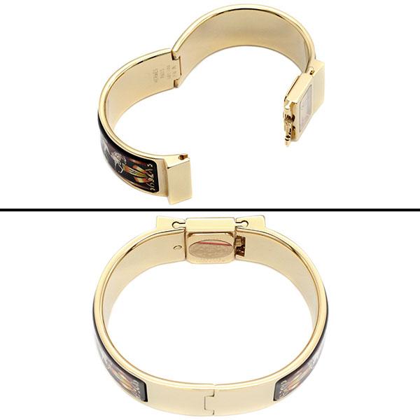 HERMES（エルメス） ロケエナメル L01.201 ゴールド文字盤 レディース