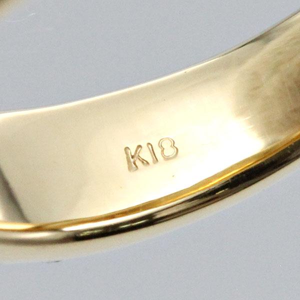 K18YG ルビー ダイヤモンド リング R0.76ct D0.64ct 9号 8.8g レディース 中古 指輪 ジュエリー 18金 ゴールド 750 アクセサリー_5