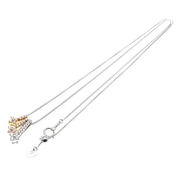 TASAKI（タサキ） スリーカラーゴールド ダイヤモンド ネックレス 45cm