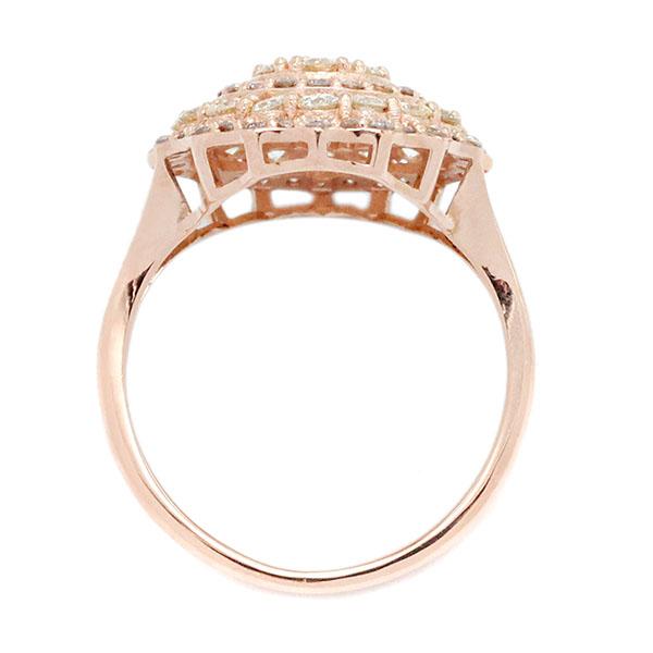 K18PG ダイヤモンド リング 10号 D1.00ct ピンクゴールド750 指輪