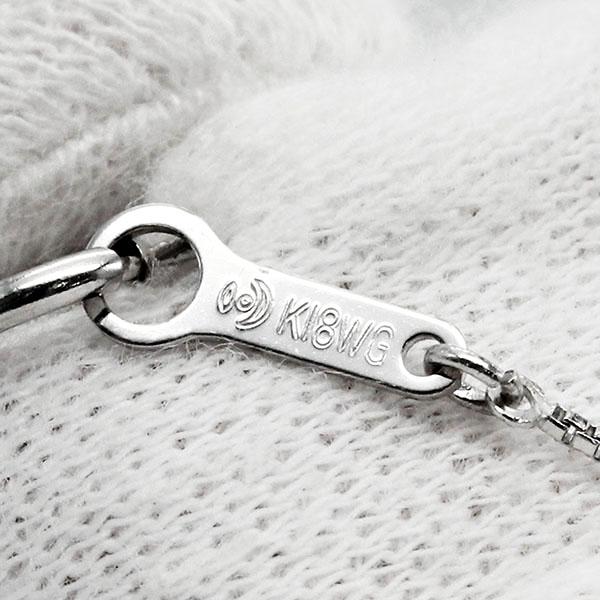 TASAKI（タサキ） TASAKI K18WG パール ダイヤモンド ネックレス 40cm