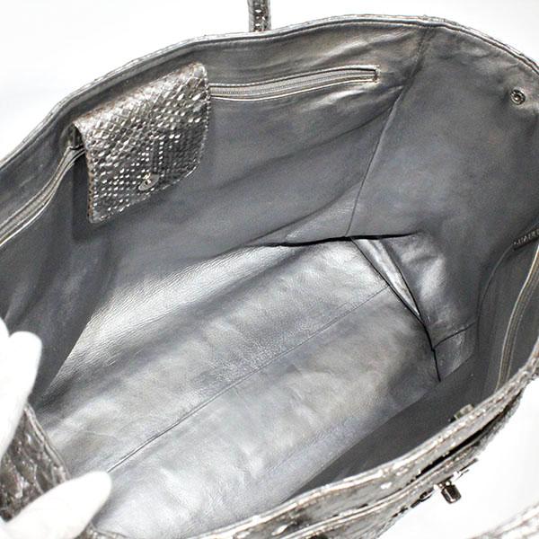 CHANEL（シャネル） エグゼクティブ トートバッグ パイソン レザー