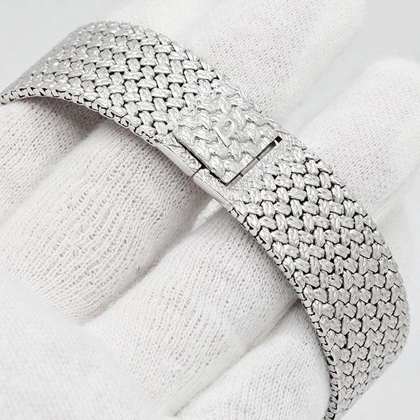 PIAGET ピアジェ プロトコール 文字盤 ダイヤモンド 腕時計 K18WG K18WG ダイヤモンド レディース [中古] PIAGET（ピアジェ） プロトコール ダイヤベゼル K18WG レディース 時計