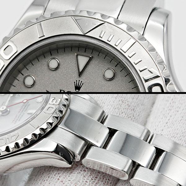 ヨットマスター ロレックス ROLEX ロレジウム 169622 シルバー K番 SS 