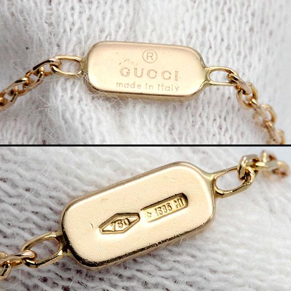 GUCCI グッチ K18PG アイコン ワイド ダイヤモンド ネックレス GUCCI グッチ K18PG アイコン ワイド ダイヤモンド ネックレス