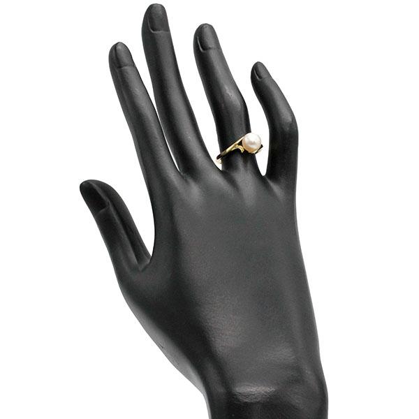 MIKIMOTO（ミキモト） MIKIMOTO K18YG パール リング 11.5号 P7.5mm