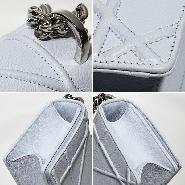 Diorama ディオール Dior ディオラマ チェーン ショルダーバッグ 水色