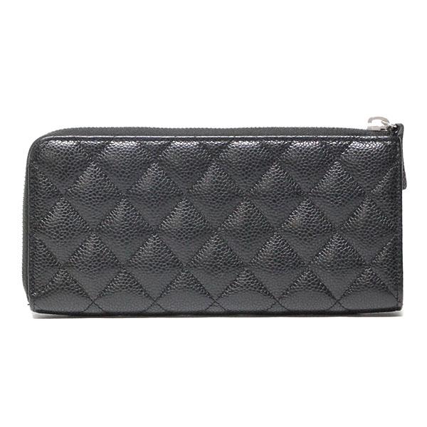 マトラッセ シャネル CHANEL キャビアスキン ラウンドファスナー マトラッセ シャネル CHANEL キャビアスキン ラウンドファスナー