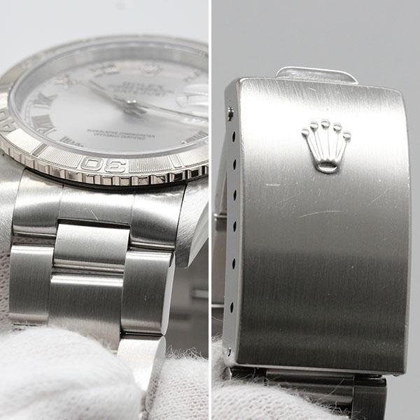 デイトジャスト ロレックス ROLEX 16264 シルバー文字盤 F番 SS/WG